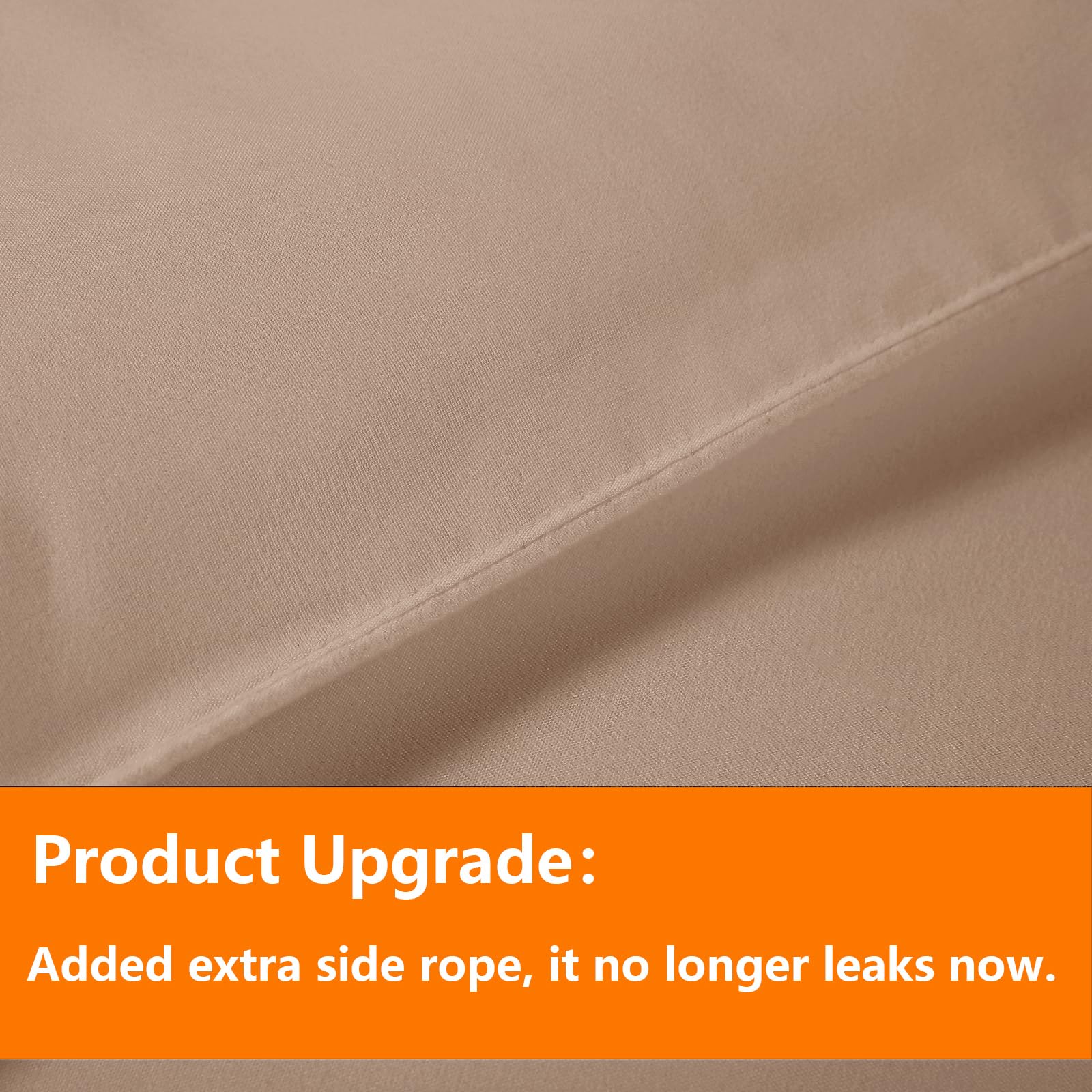 Taimit Beige Full Size Comforter Set - 7 Pieces, Bed In A Bag Bedding Sets With All Season Soft Quilted Warm Fluffy Reversible C